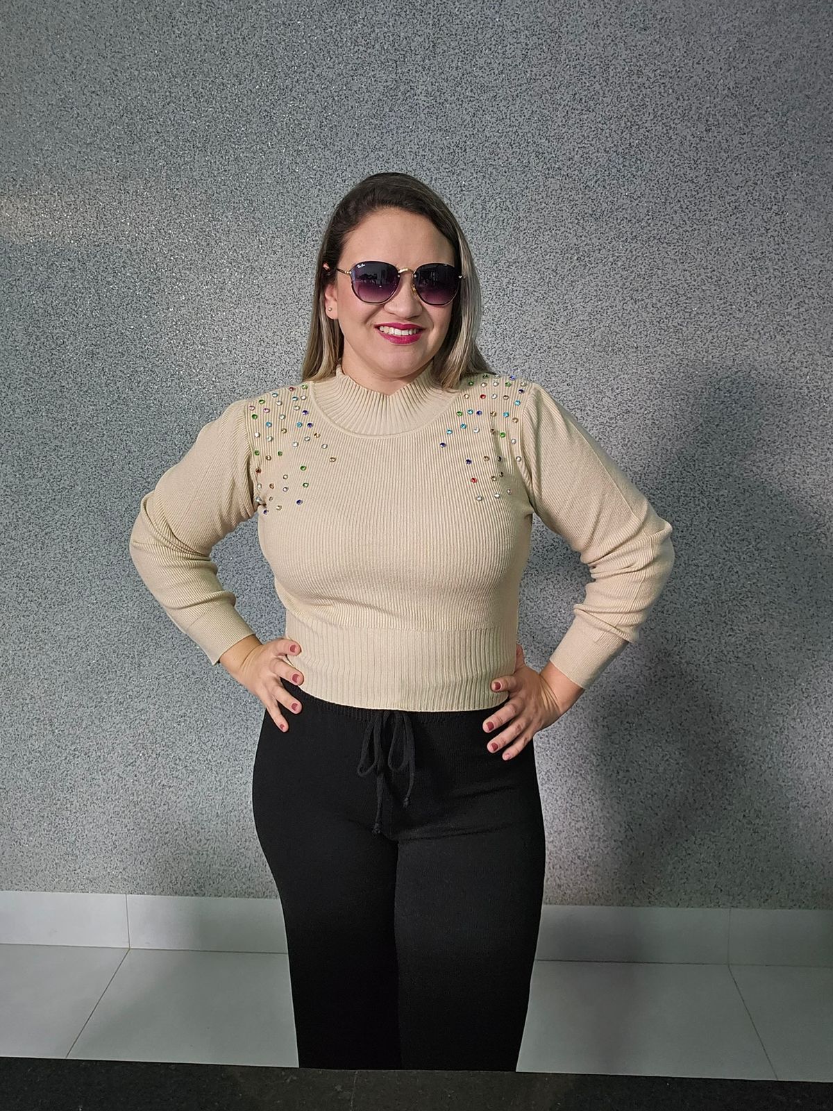 Cropped pedraria multicolor