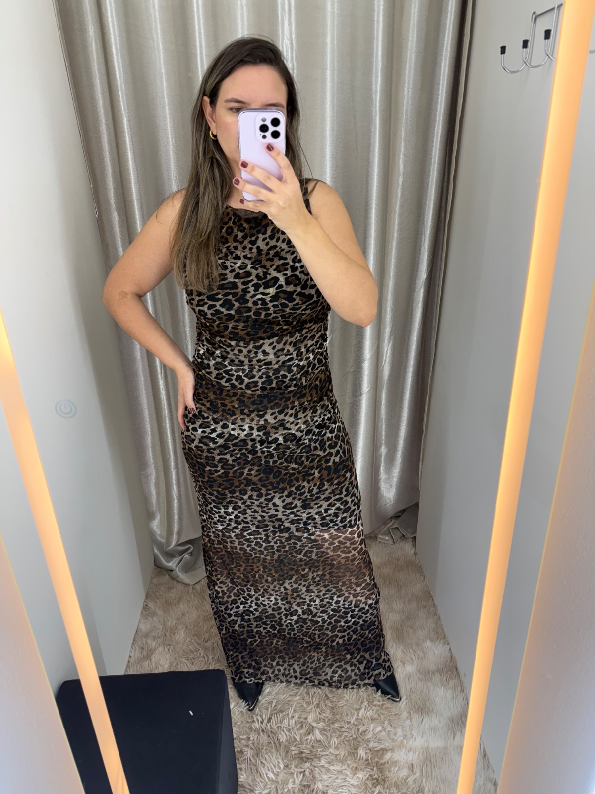Vestido de tule onça — foto 4 de 4