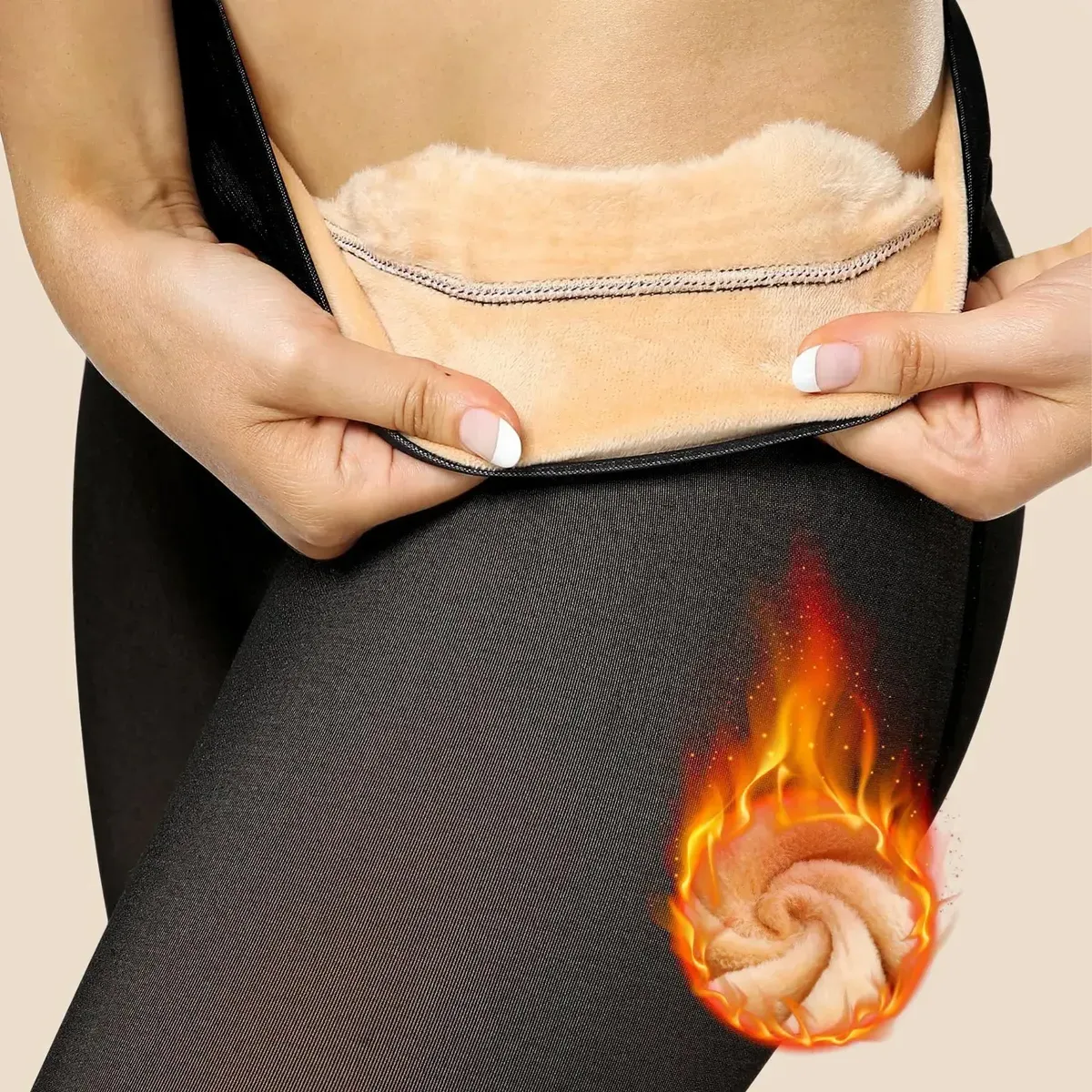 Meia calça peluciada plus