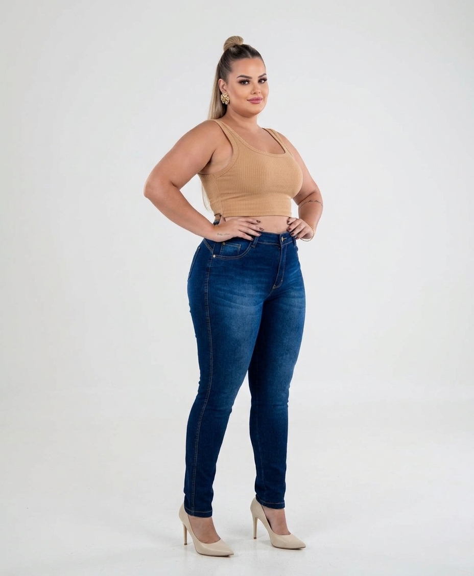 Calça jeans Plus — foto 3 de 3